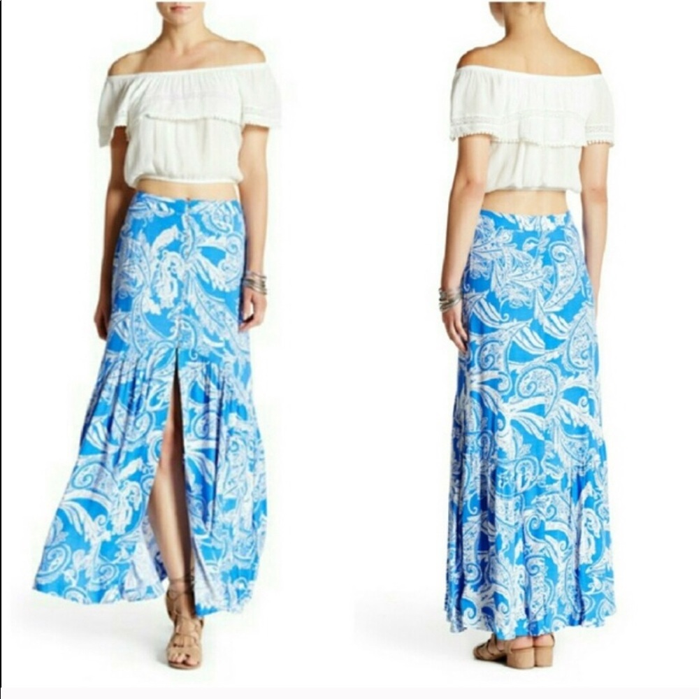 Free People Smooth Sailing Maxi Skirt